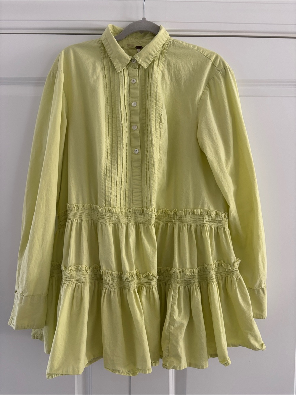 Free people Women’s tunic Tiered Button-Front